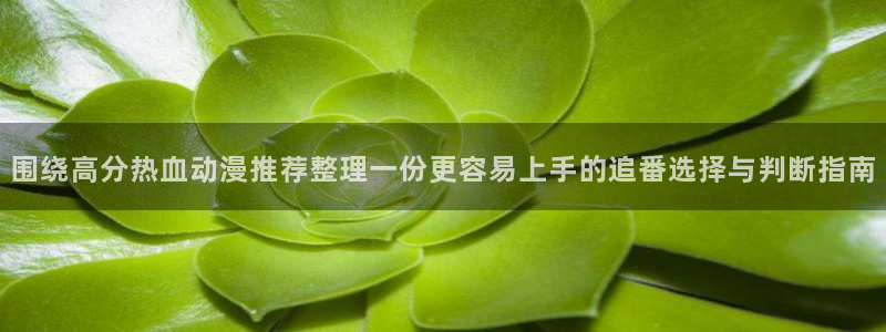 动漫在线网站:围绕高分热血动漫推荐整理一份更容易上手的追番选择与判断指南