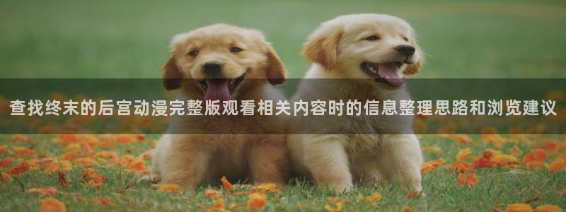 在线动漫推荐:查找终末的后宫动漫完整版观看相关内容时的信息整理思路和浏览建议