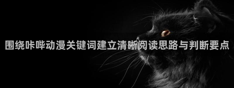 动漫人物：围绕咔哔动漫关键词建立清晰阅读思路与判断要点